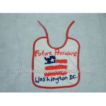 2013 hot wholesale cotton printed baby bibs
